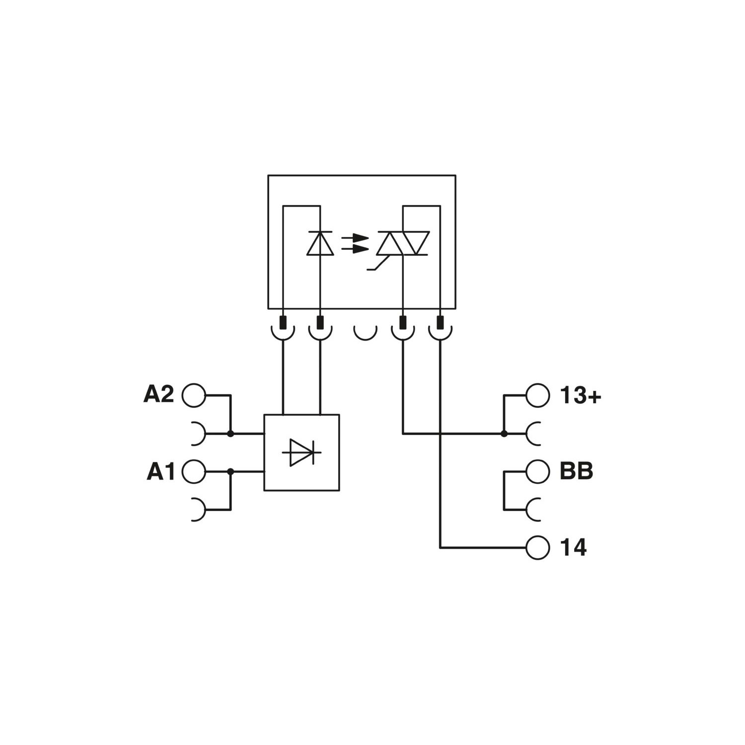 PLC-OSC- 24DC/230AC/  1/ACT - 固态继电器模块