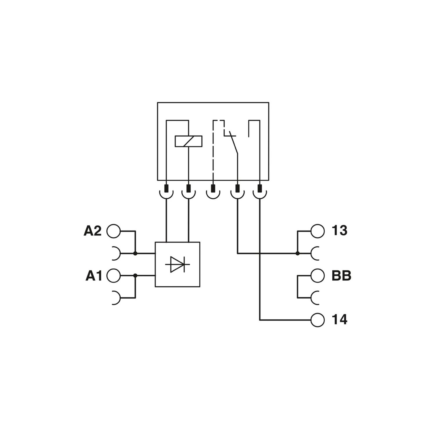 PLC-RSC- 24DC/ 1/ACT - 继电器模块