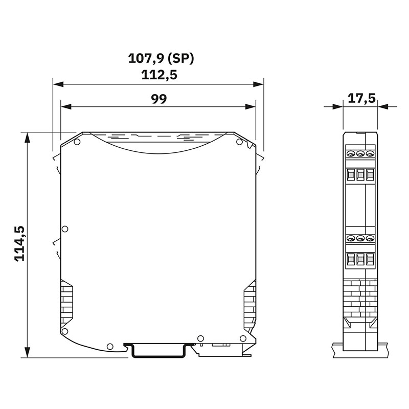 MACX MCR-SL-RPSSI-I-UP - 馈电隔离器