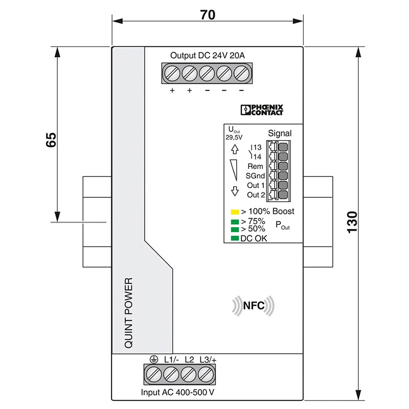 QUINT4-PS/3AC/24DC/20 - 电源