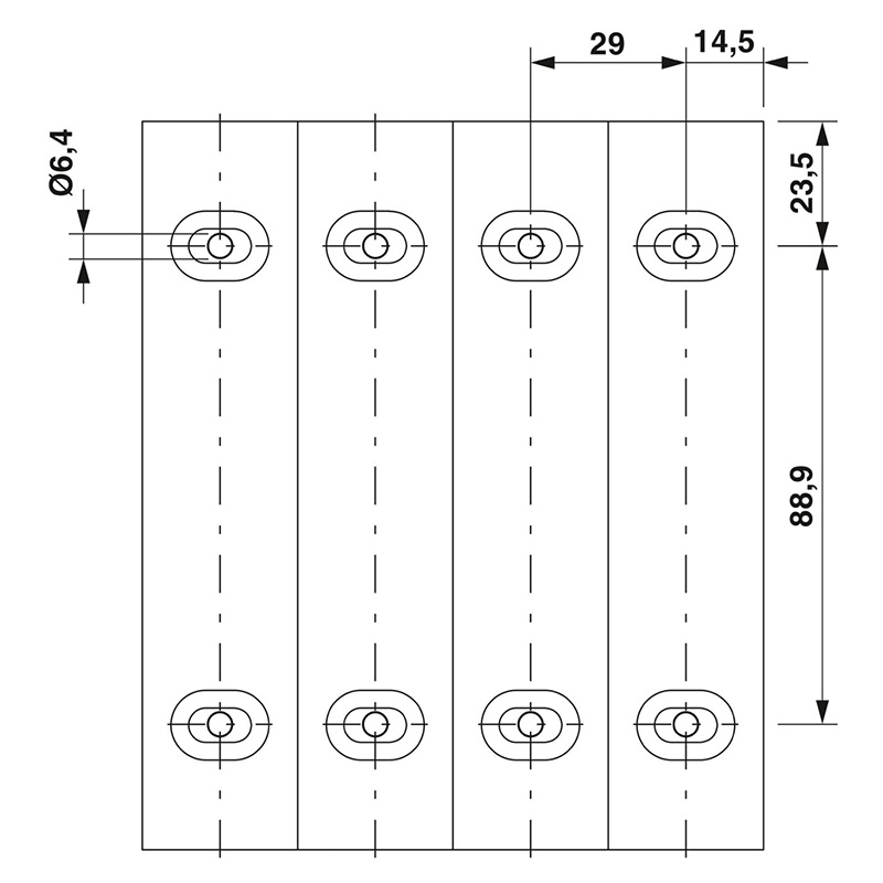RBO 8-3L/N - 螺栓接线端子
