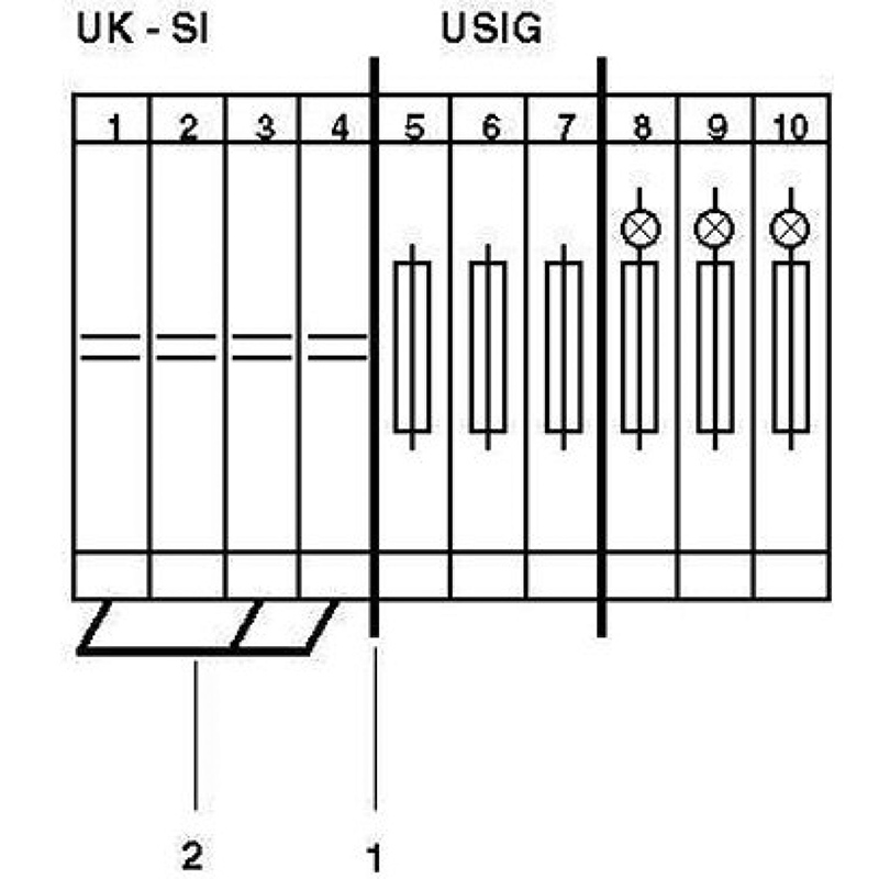 UK-SI - 保险丝接线端子