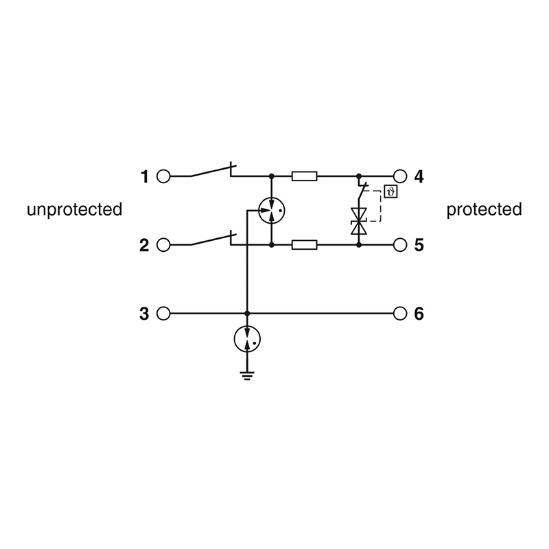 TTC-6P-1X2-F-M-24DC-UT-I - 电涌保护器