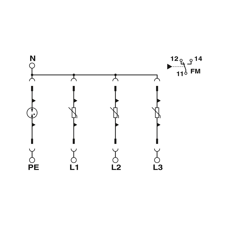 VAL-SEC-T2-3S-350-FM - 2类电涌保护器