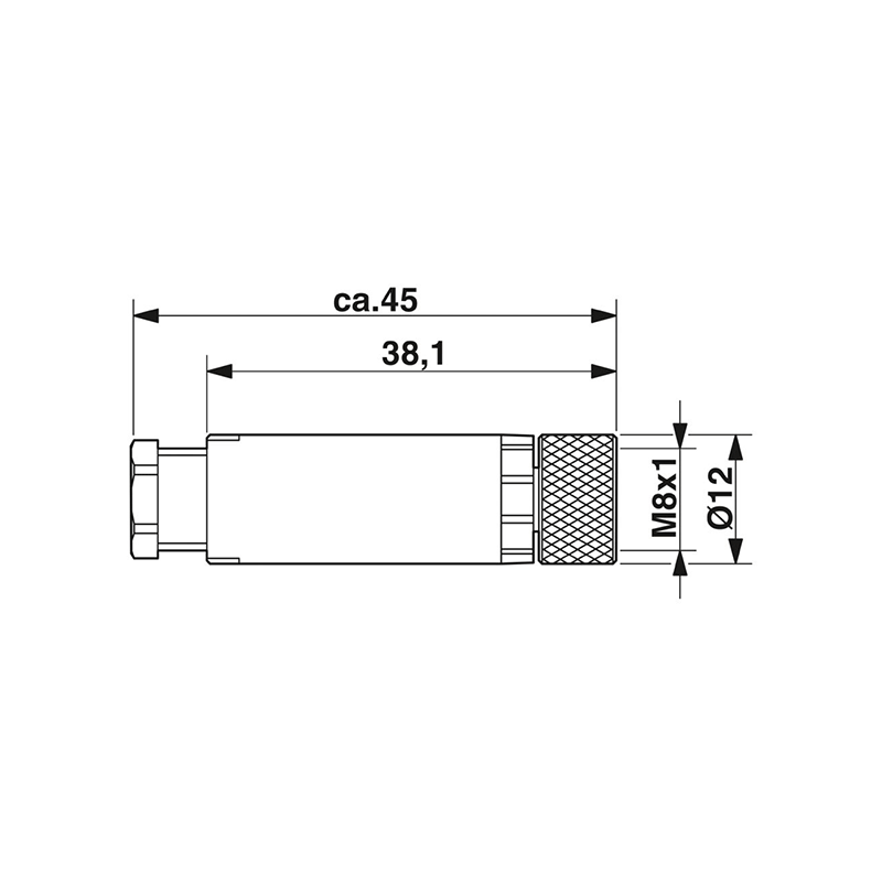 SACC-M 8FS-3CON-M-SW - 连接器