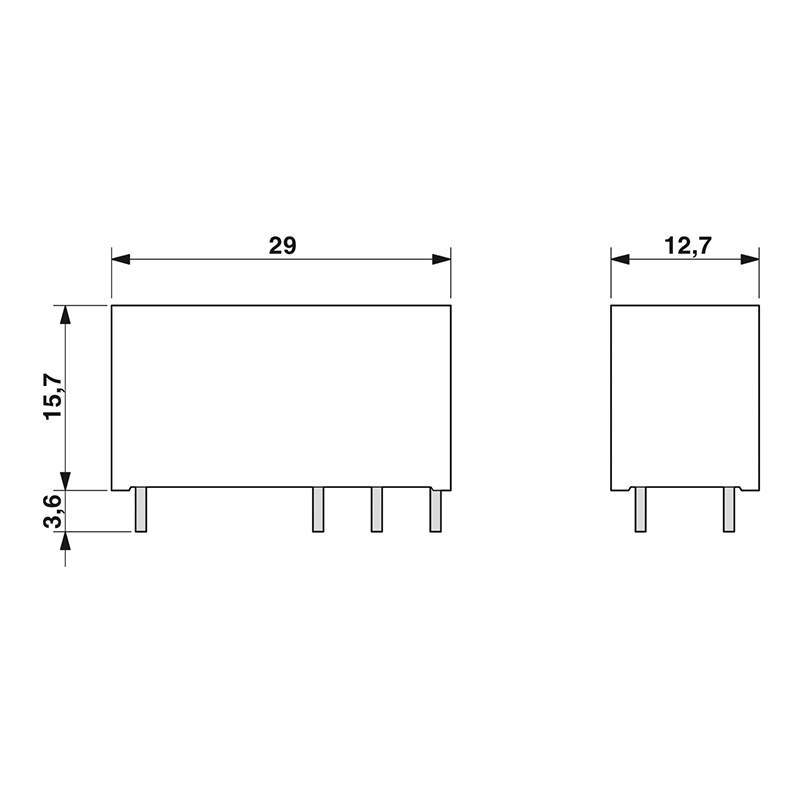 REL-MR-BL-230AC/21HC - 单个继电器
