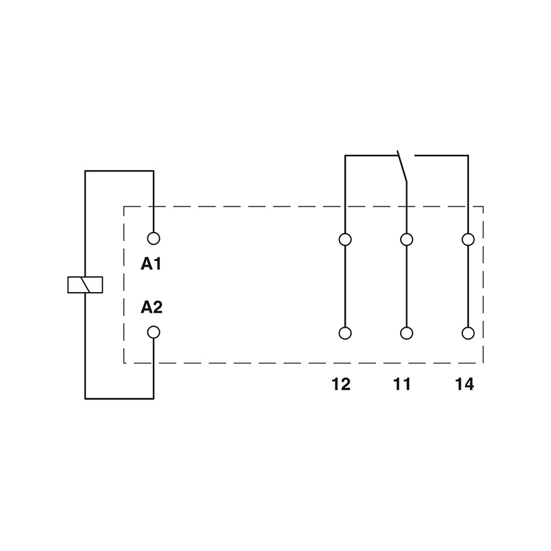 REL-MR-BL- 12DC/21HC - 单个继电器