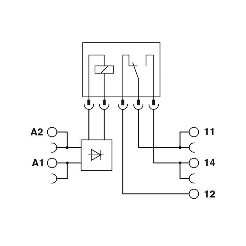 PLC-RPT- 12DC/21AU - 继电器模块