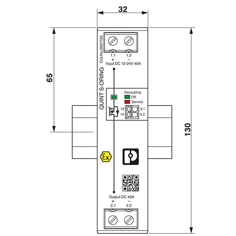 QUINT4-S-ORING/12-24DC/1X40