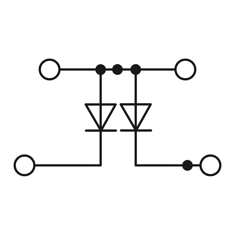 PTTB 2,5-2DIO/O-UL/O-UR - 元件端子
