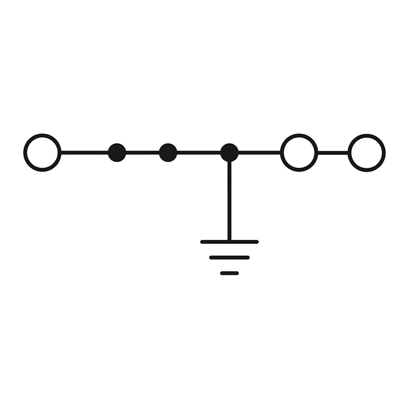 PTU 4-TWIN-PE - 接地端子