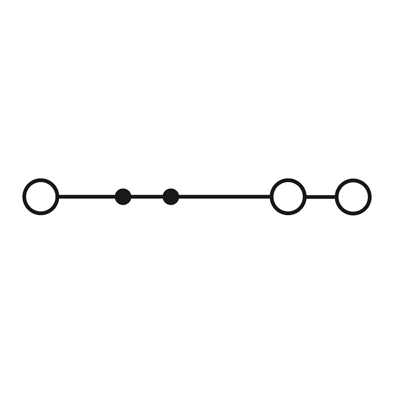 PTV 2,5-TWIN - 直通式接线端子